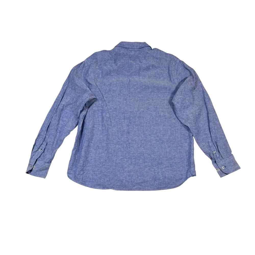UNTUCKit blue hemline down